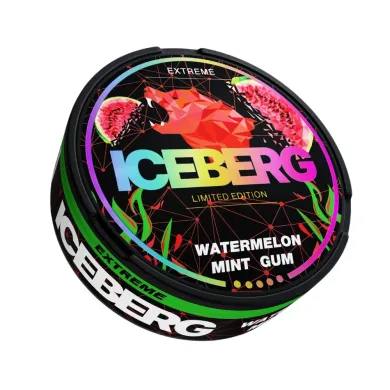 ICEBERG Limited 130 | Watermelon Mint Gum - Nicpack