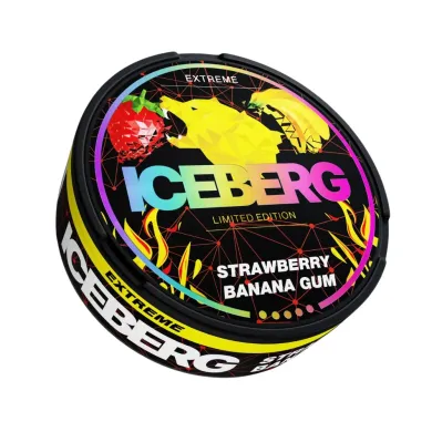 ICEBERG Limited 130 | Strawberry Banana Gum - Nicpack